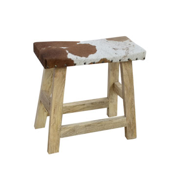 MODERN COWHIDE STOOL